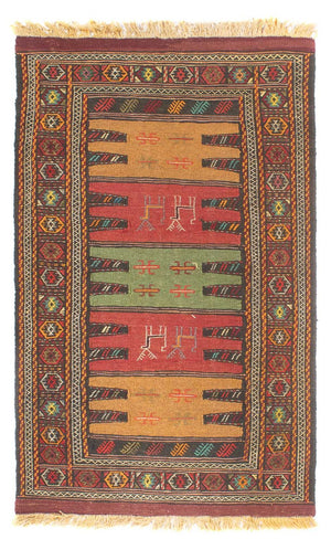 Kelim Teppich - Oriental - 170 x 100 cm - mehrfarbig