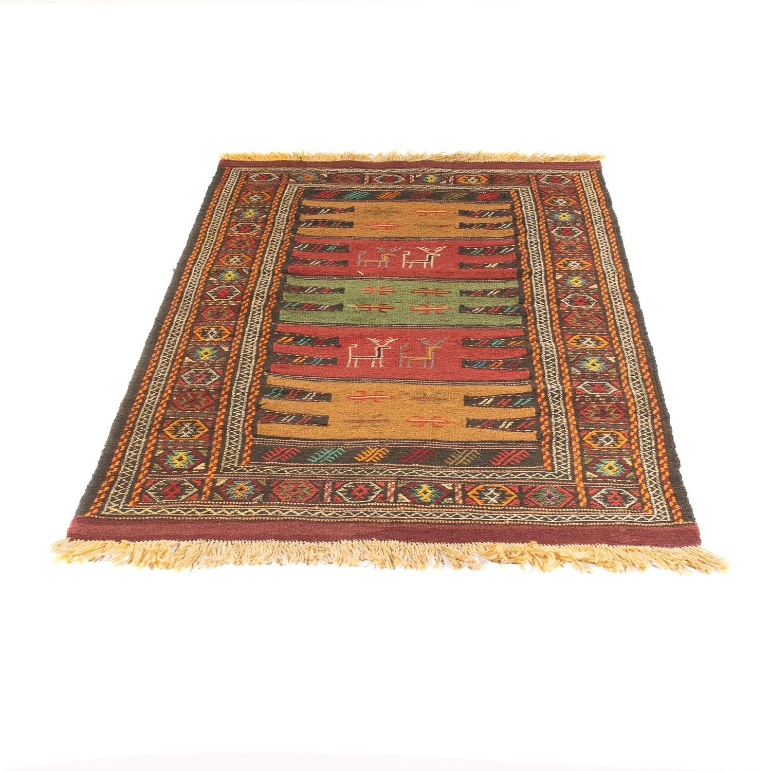 Kelim Teppich - Oriental - 170 x 100 cm - mehrfarbig