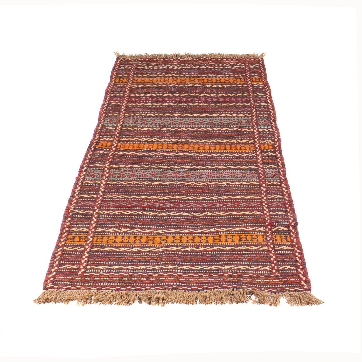 Läufer Kelim - Oriental - 192 x 70 cm - mehrfarbig