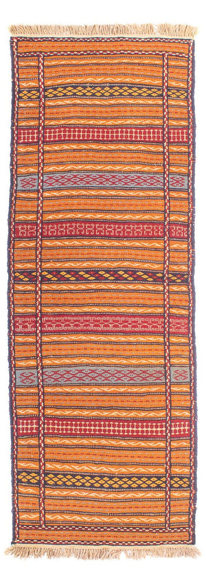 Läufer Kelim - Oriental - 200 x 70 cm - mehrfarbig