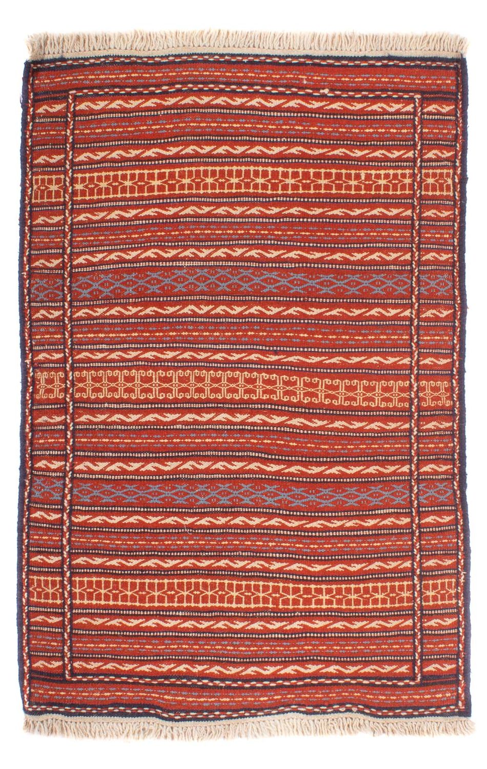 Kelim Teppich - Oriental - 120 x 80 cm - mehrfarbig