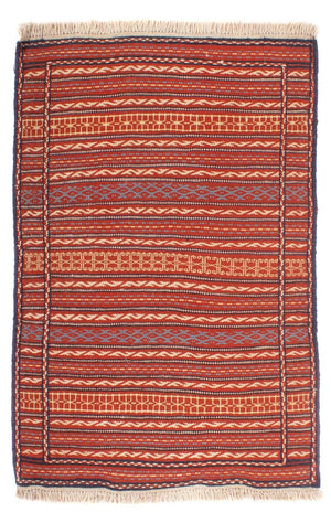 Kelim Teppich - Oriental - 120 x 80 cm - mehrfarbig