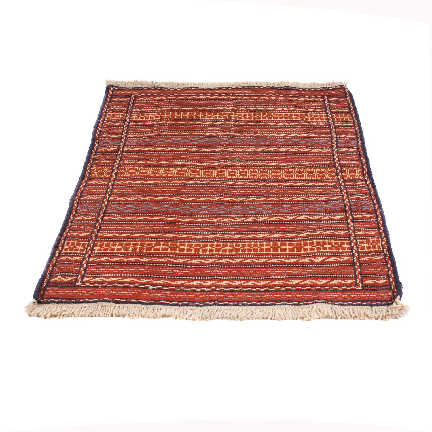 Kelim Teppich - Oriental - 120 x 80 cm - mehrfarbig