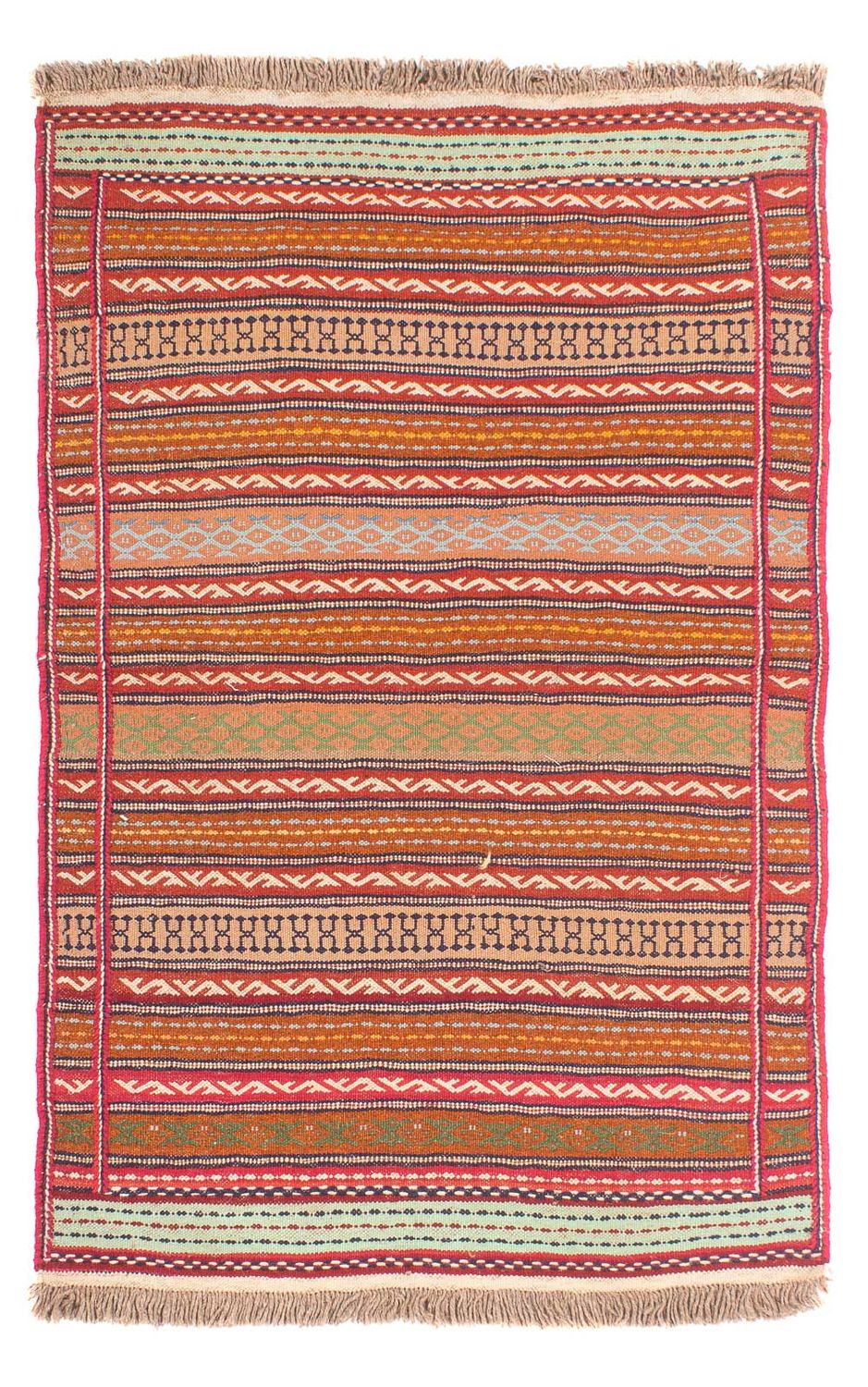 Kelim Teppich - Oriental - 150 x 100 cm - mehrfarbig