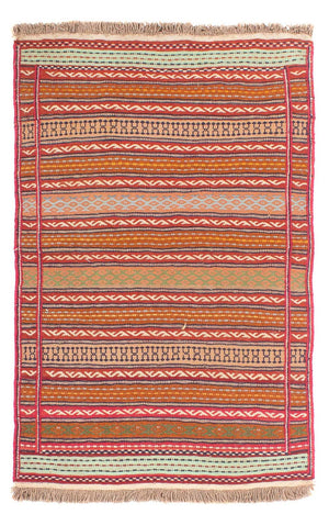 Kelim Teppich - Oriental - 150 x 100 cm - mehrfarbig
