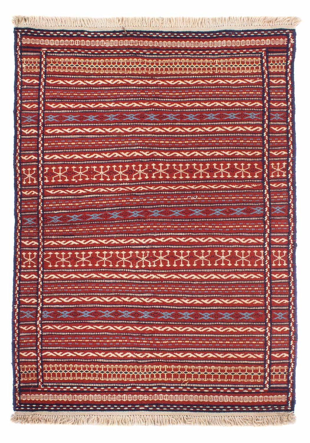 Kelim Teppich - Oriental - 150 x 100 cm - mehrfarbig