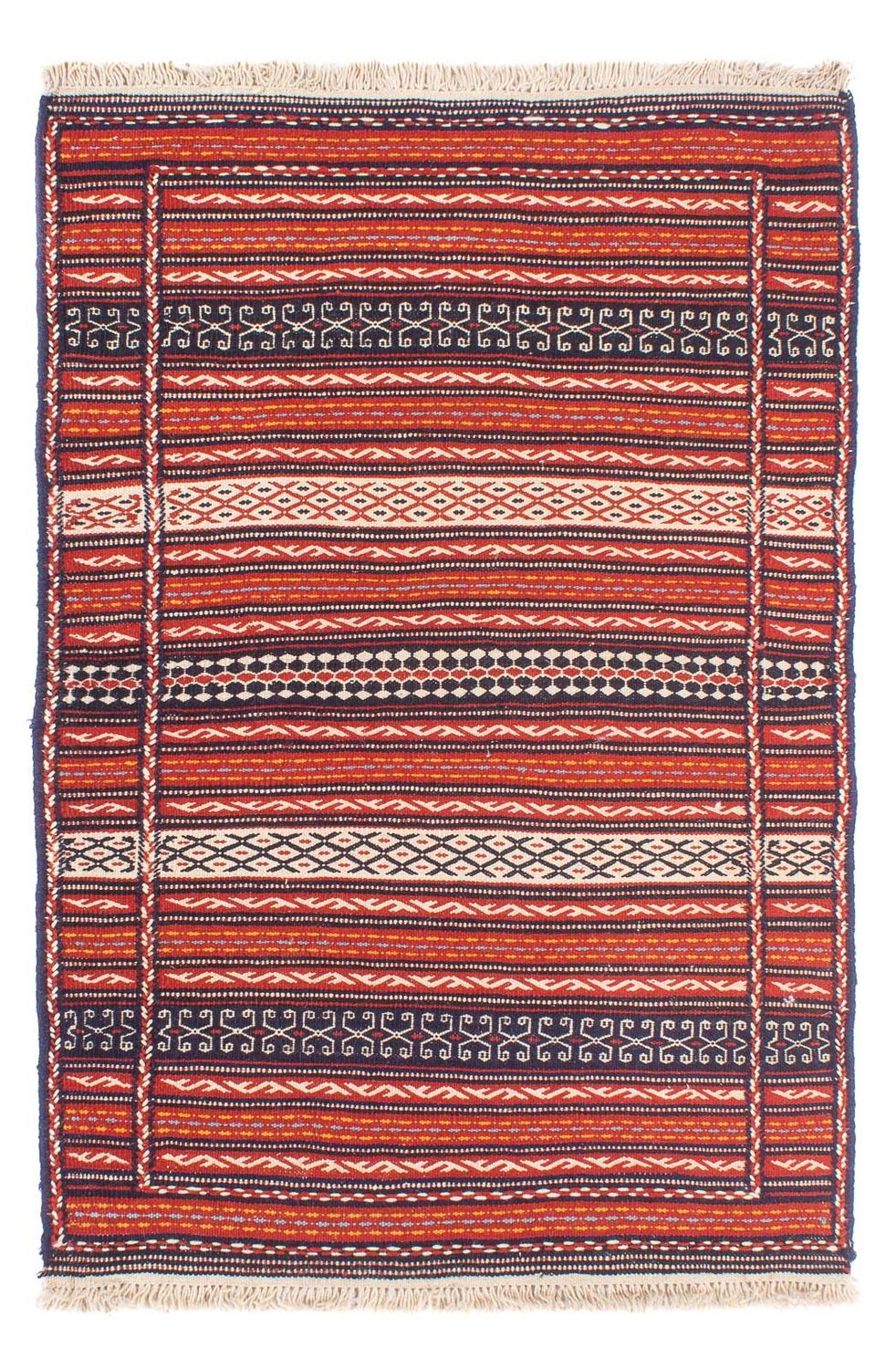 Kelim Teppich - Oriental - 150 x 100 cm - mehrfarbig