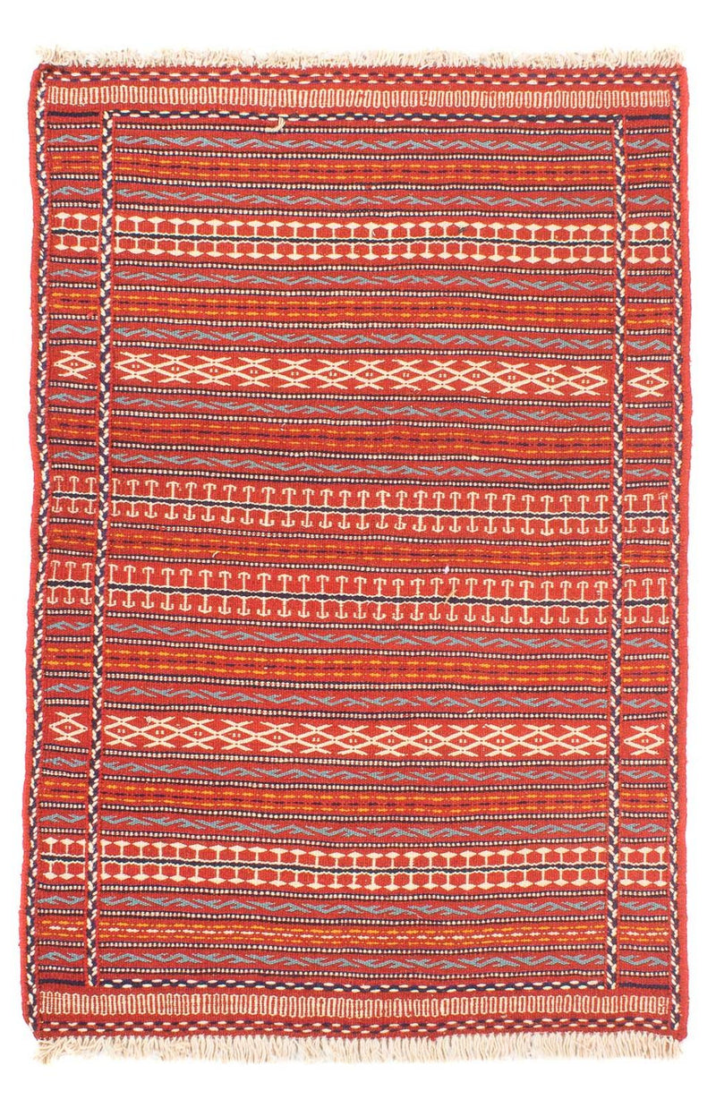 Kelim Teppich - Oriental - 150 x 100 cm - mehrfarbig