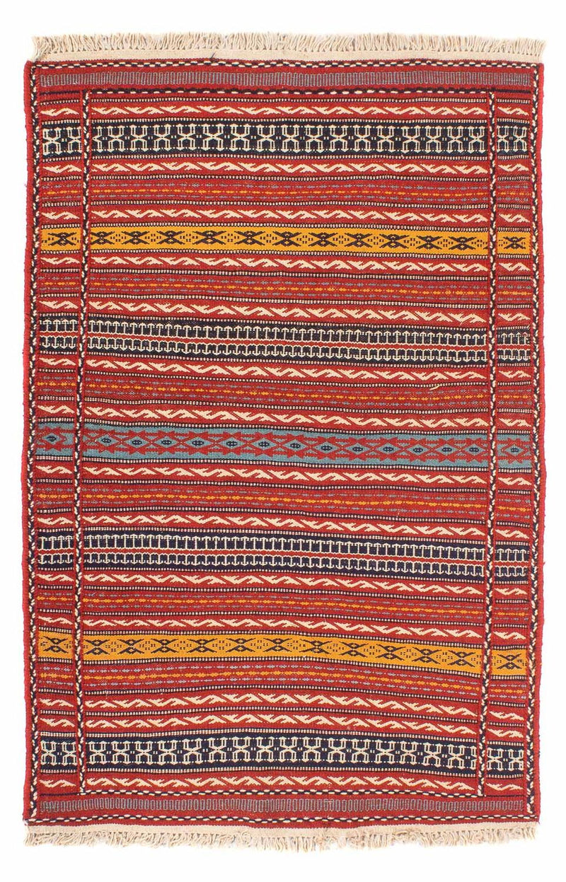 Kelim Teppich - Oriental - 150 x 100 cm - mehrfarbig