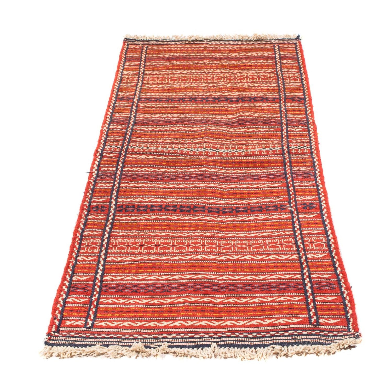Läufer Kelim - Oriental - 200 x 70 cm - mehrfarbig