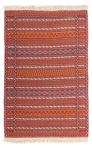 Kelim Teppich - Oriental - 120 x 80 cm - mehrfarbig