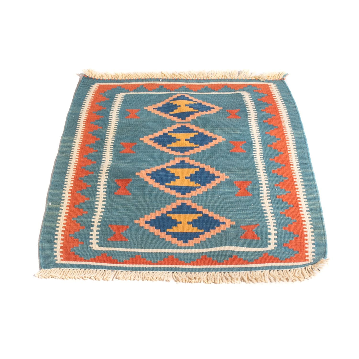 Kelim Teppich - Oriental - 96 x 63 cm - mehrfarbig