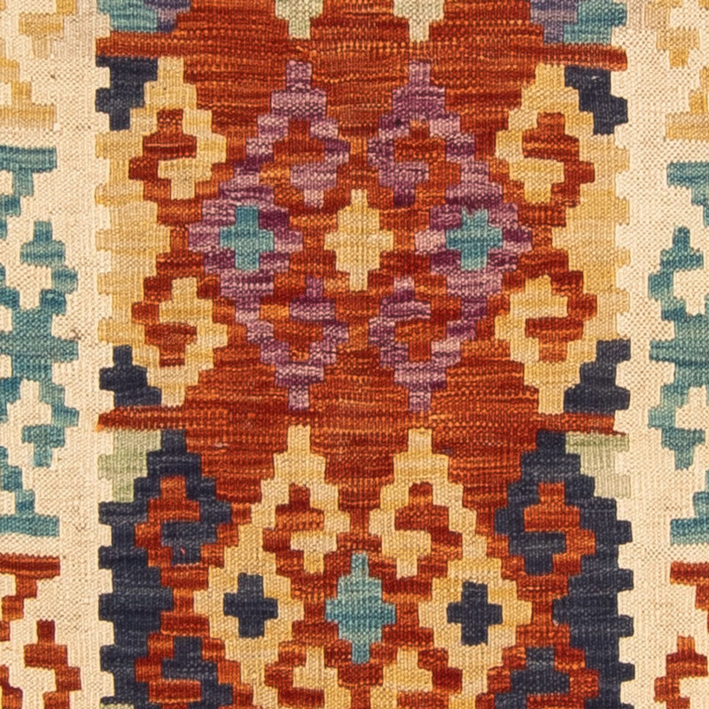 Läufer Kelim - Splash - 302 x 83 cm - mehrfarbig