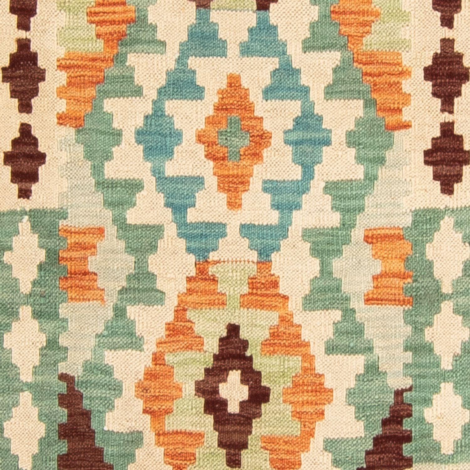 Läufer Kelim - Splash - 304 x 75 cm - mehrfarbig