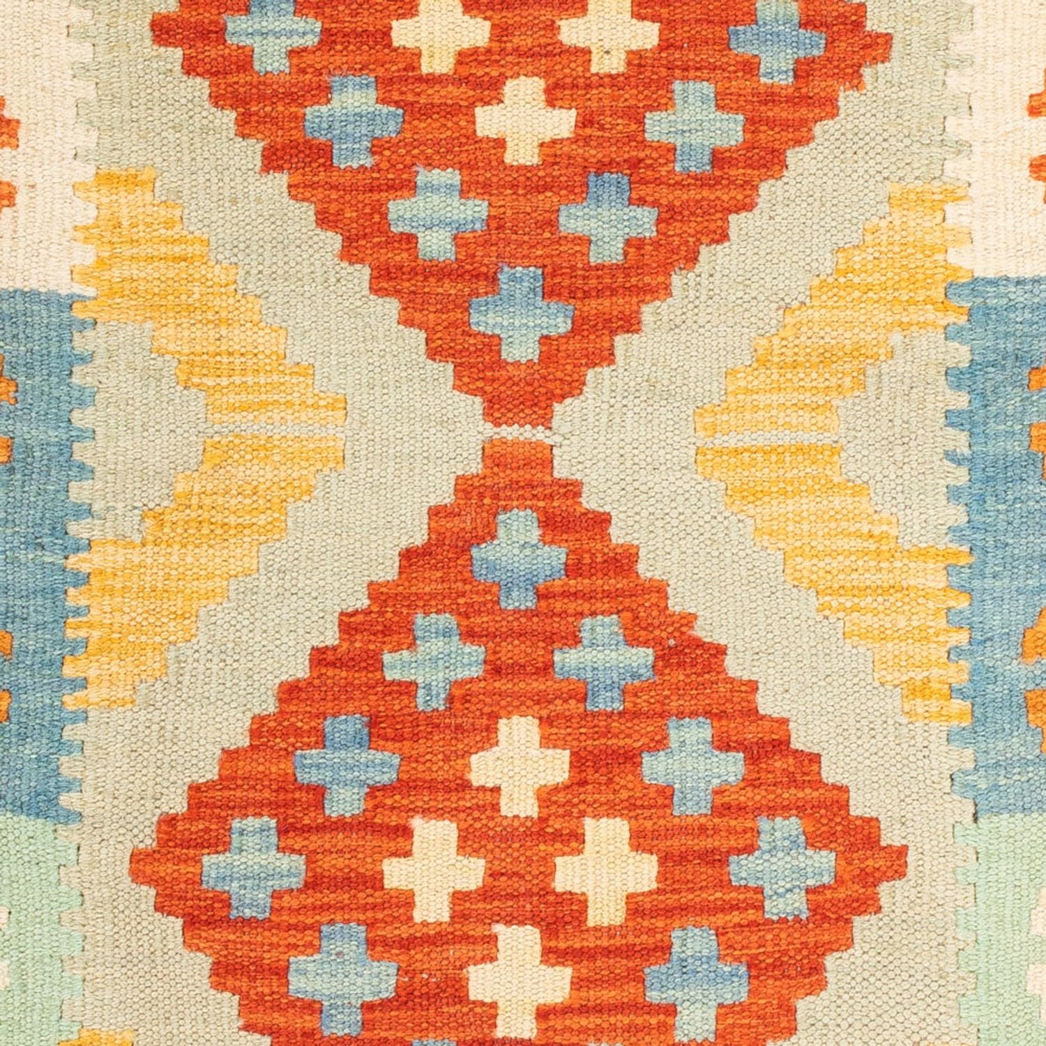Kelim Teppich - Splash - 89 x 63 cm - mehrfarbig