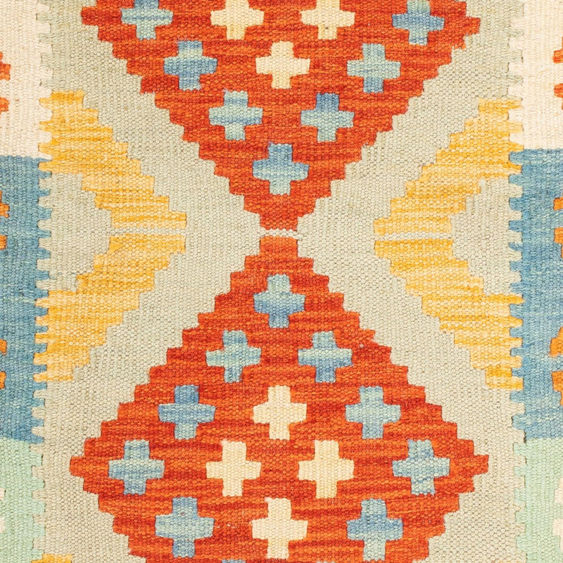 Kelim Teppich - Splash - 89 x 63 cm - mehrfarbig