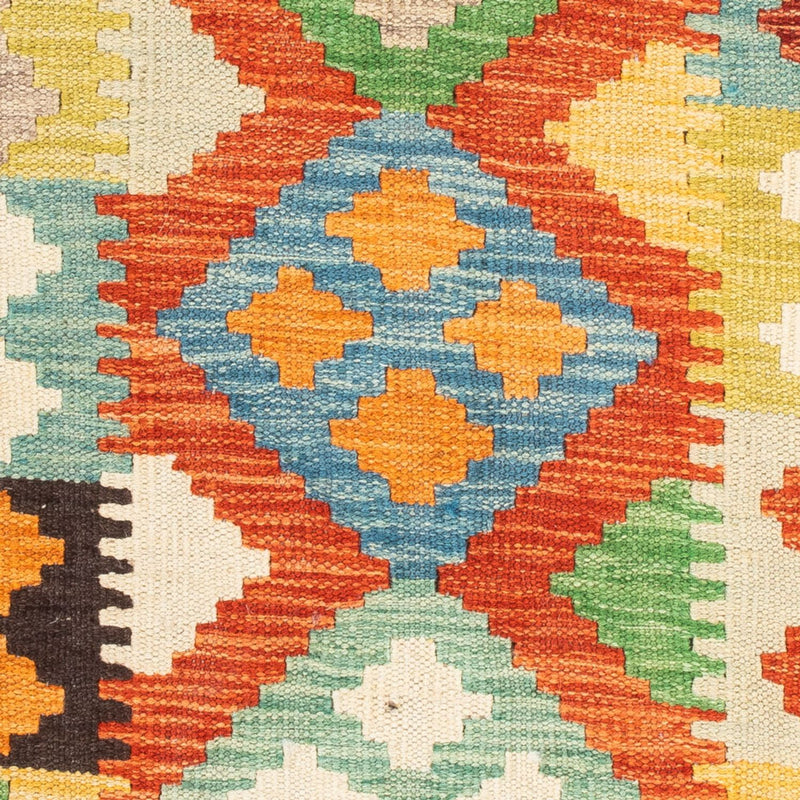 Kelim Teppich - Splash - 89 x 63 cm - mehrfarbig