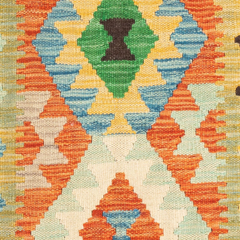 Kelim Teppich - Splash - 89 x 63 cm - mehrfarbig