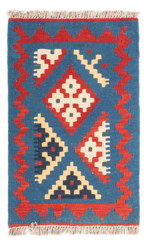 Kelim Teppich - Oriental - 60 x 40 cm - mehrfarbig