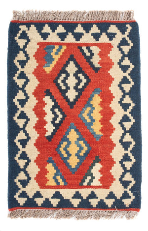 Kelim Teppich - Oriental - 60 x 40 cm - mehrfarbig
