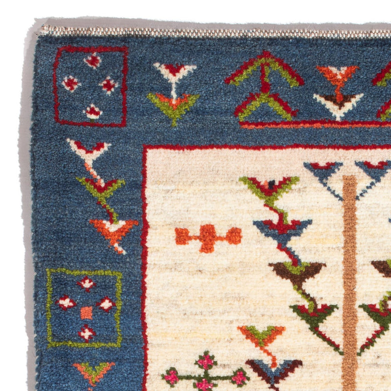 Gabbeh Teppich - Perser - 92 x 63 cm - mehrfarbig