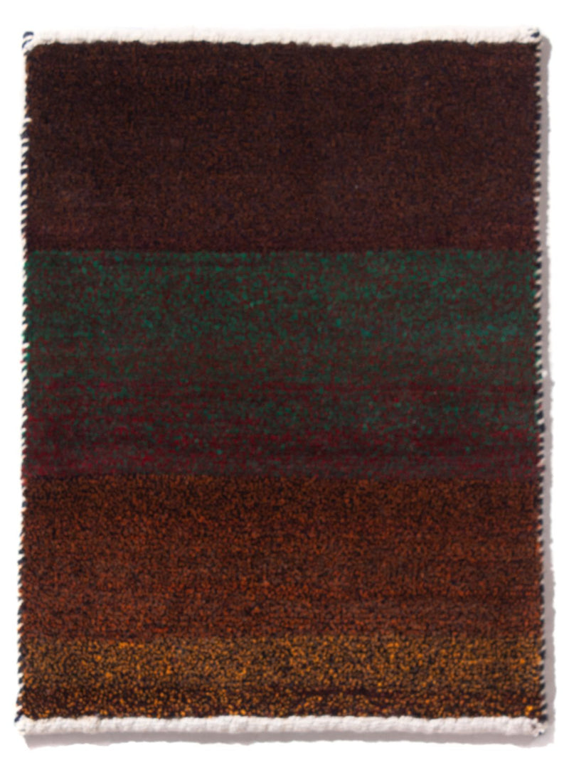 Gabbeh Teppich - Perser - 60 x 40 cm - bordeauxrot