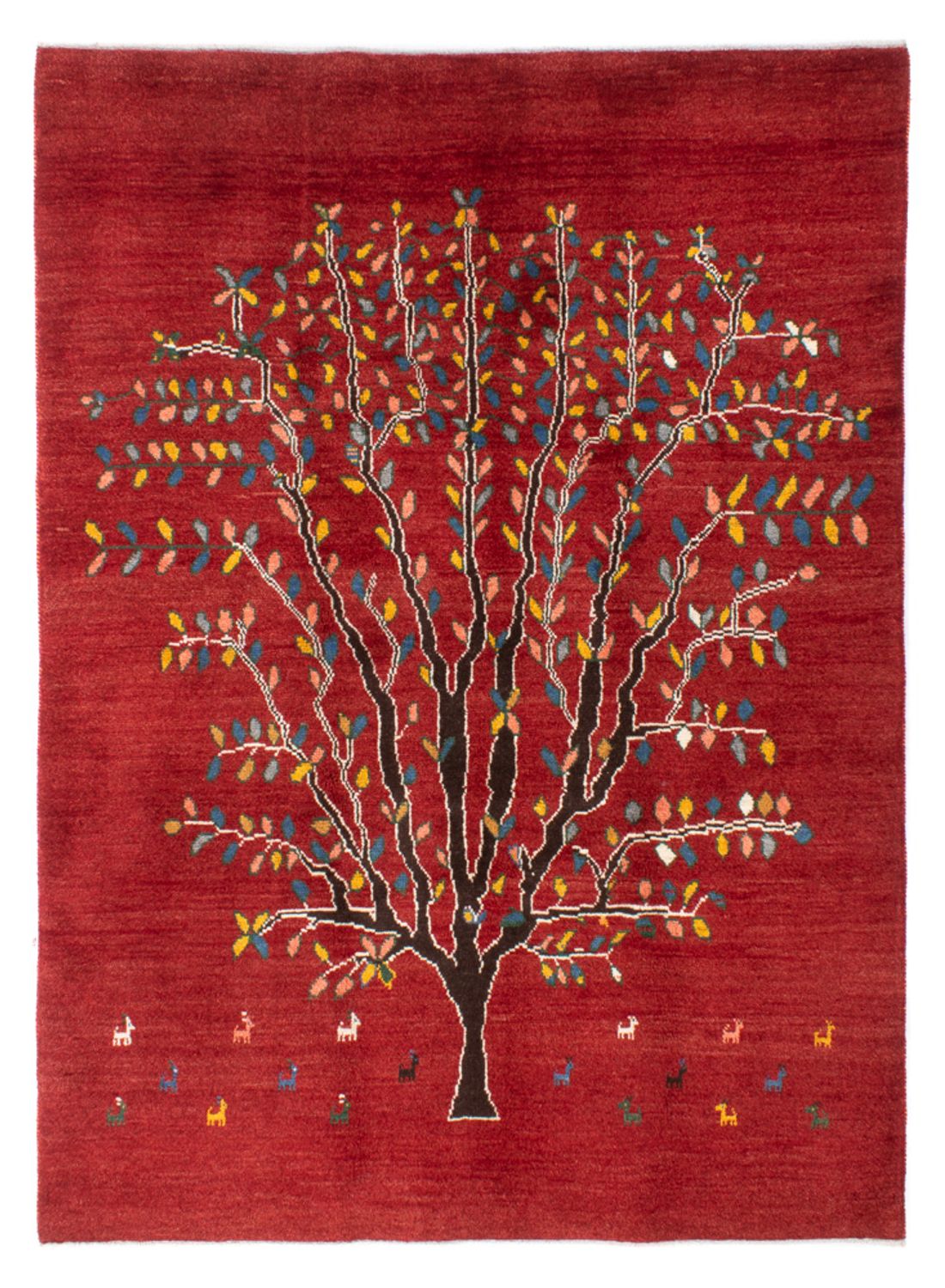 Gabbeh Teppich - Perser - 204 x 150 cm - rot