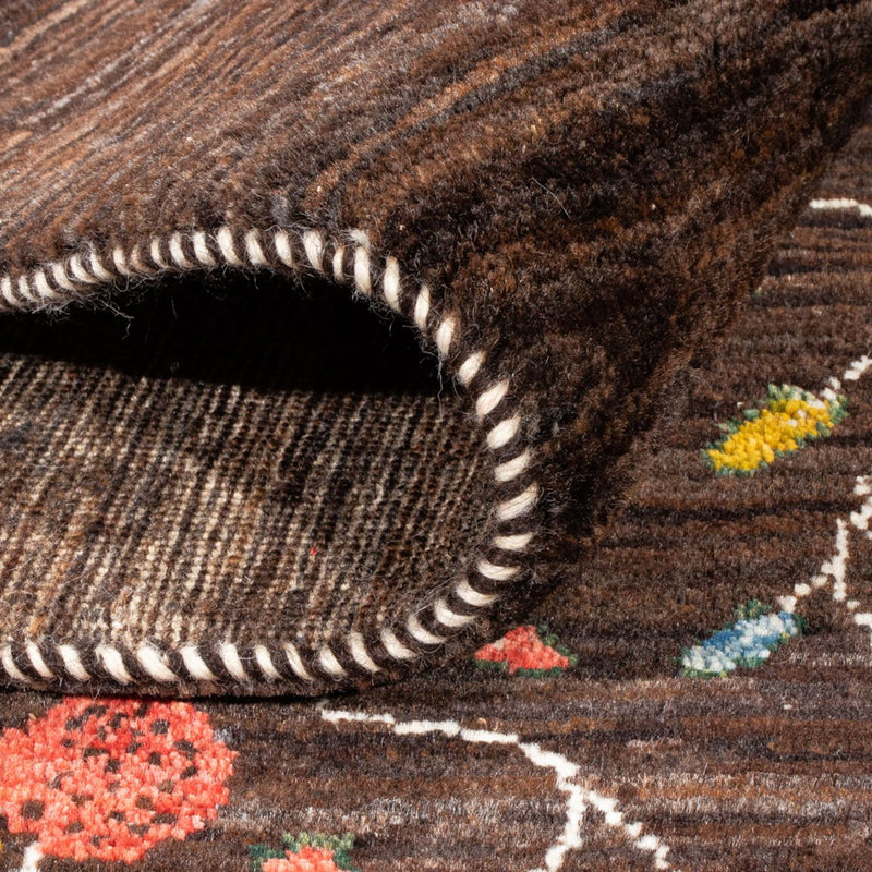 Gabbeh Teppich - Loribaft Perser - 260 x 172 cm - braun