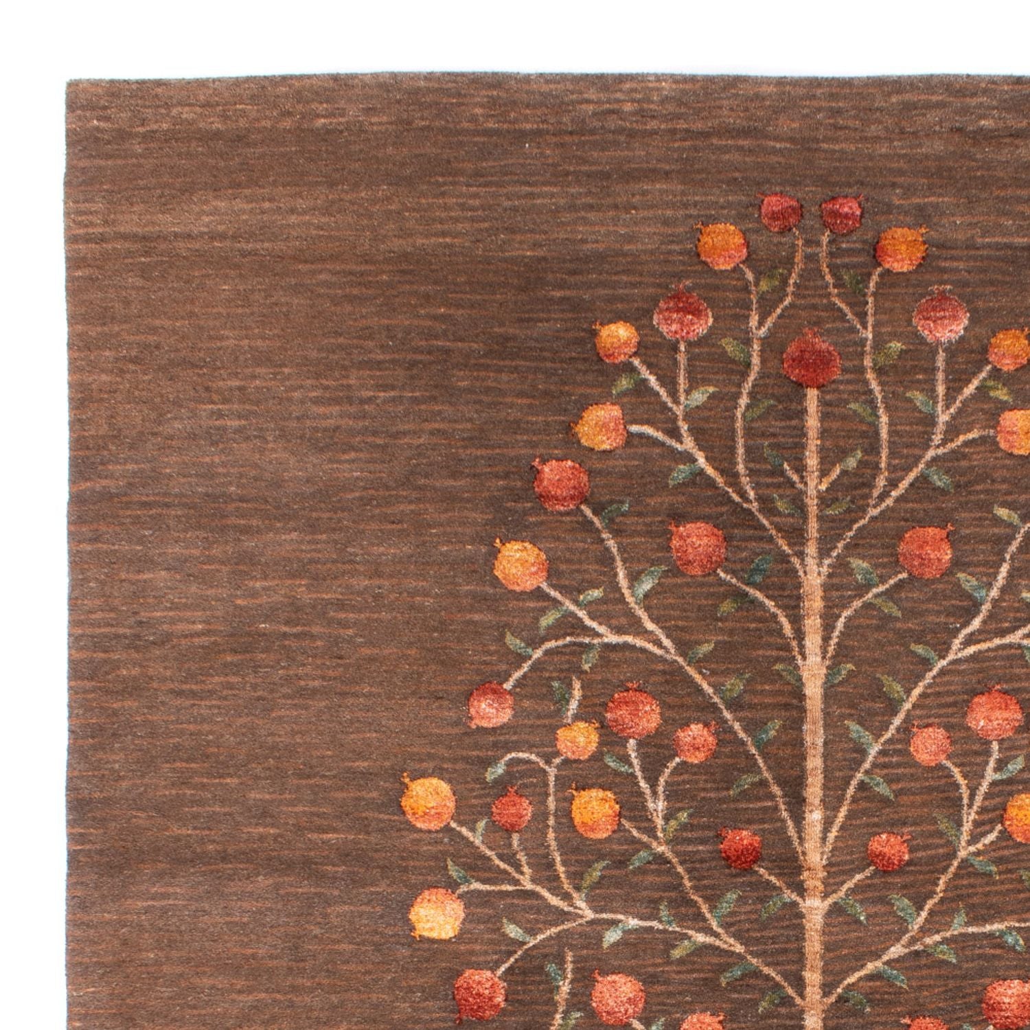 Designer Teppich - 249 x 187 cm - braun
