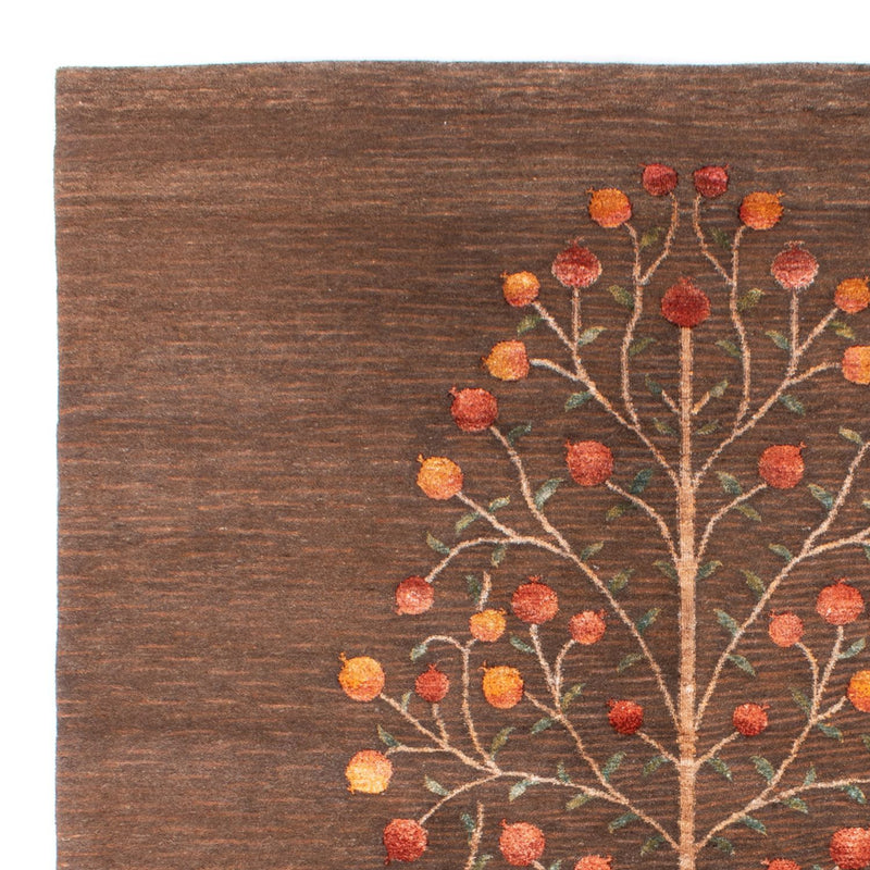 Designer Teppich - 249 x 187 cm - braun