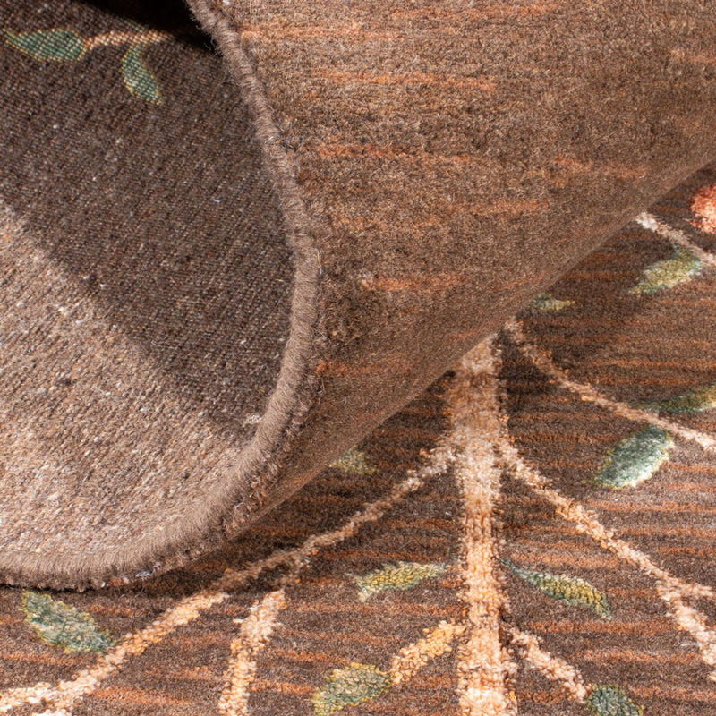 Designer Teppich - 249 x 187 cm - braun