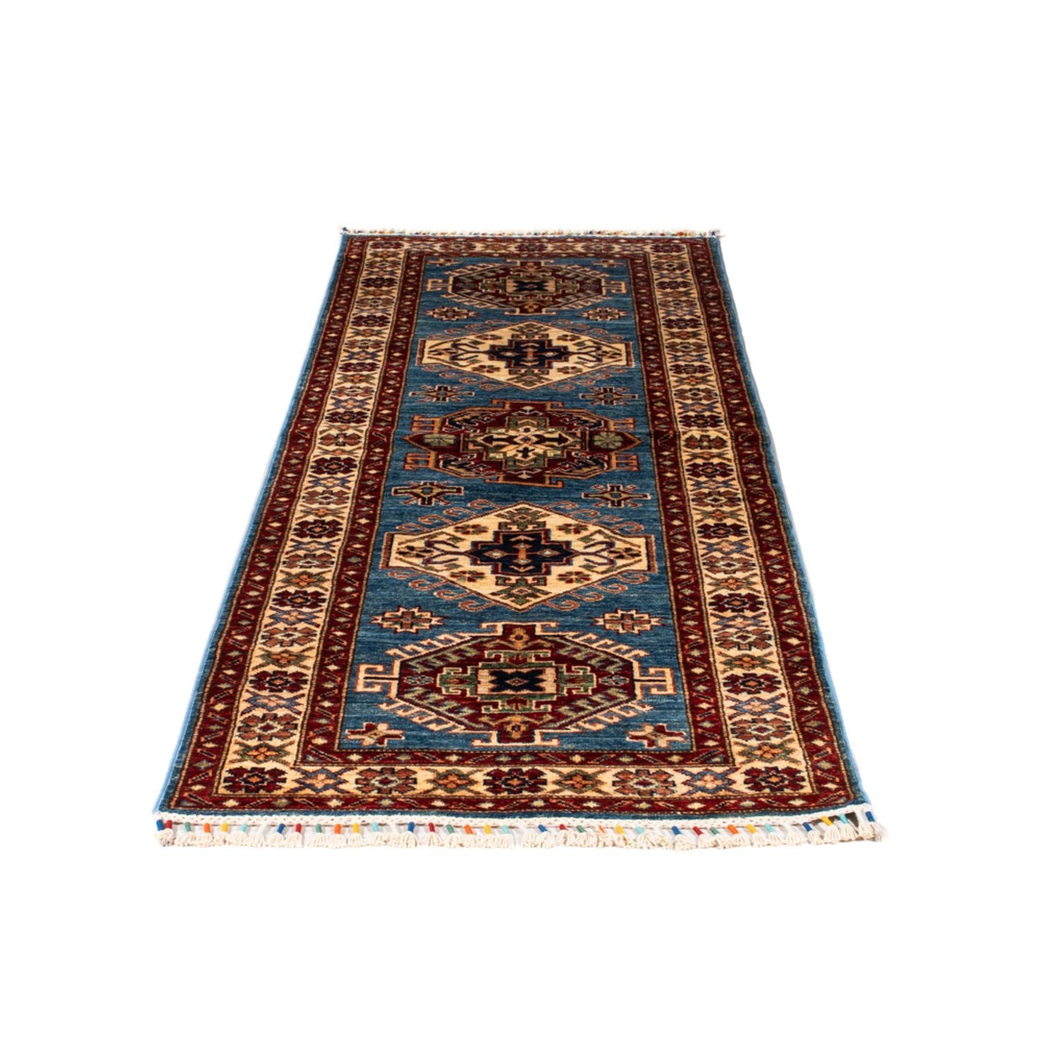 Läufer Ziegler - Kazak - 216 x 77 cm - türkis