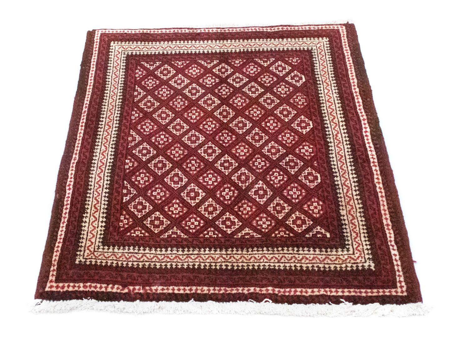 Belutsch Teppich 84 x 70 cm - rot