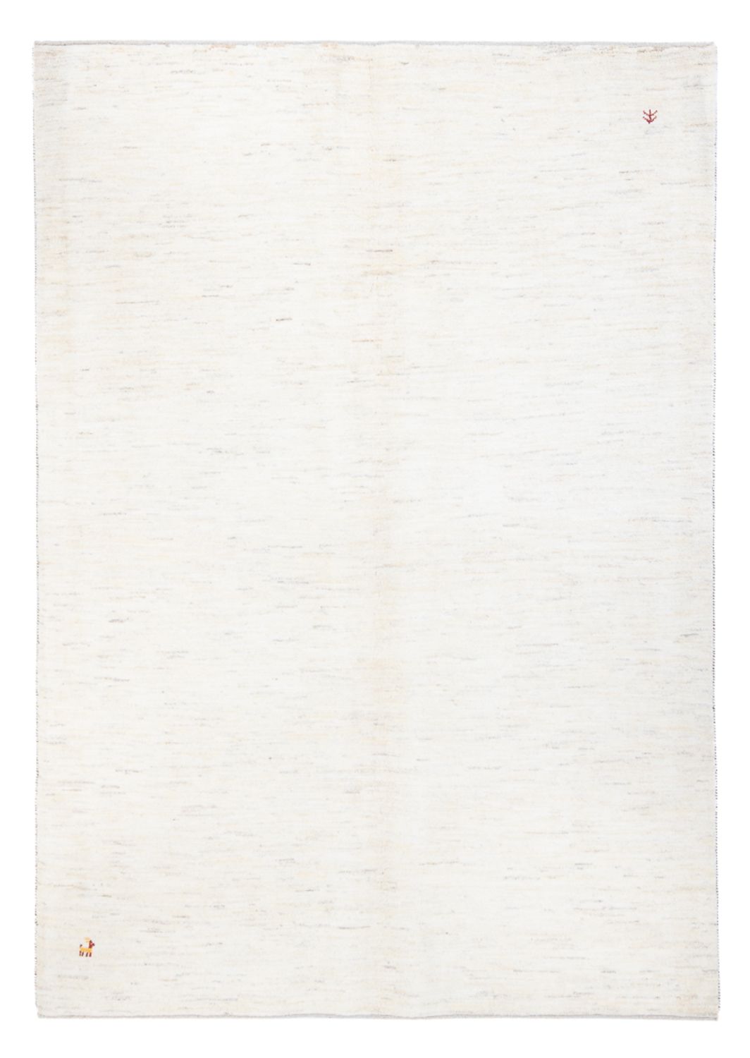 Gabbeh Teppich - Perser - 236 x 166 cm - weiß