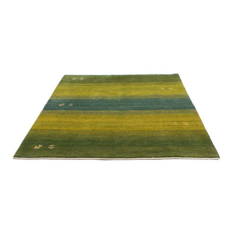 Gabbeh Teppich - Perser - 201 x 148 cm - grün
