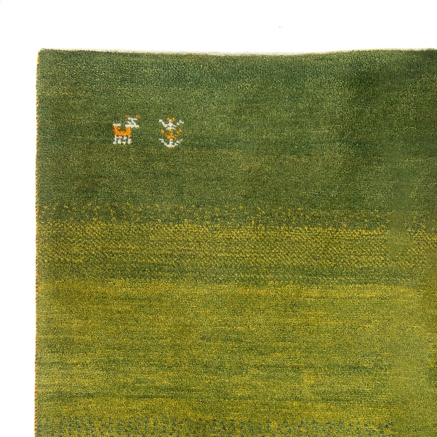Gabbeh Teppich - Perser - 202 x 149 cm - grün