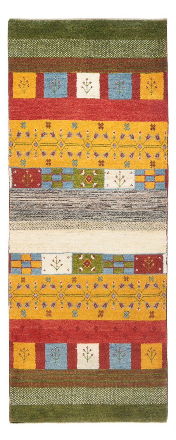 Läufer Gabbeh - Perser - 200 x 82 cm - mehrfarbig