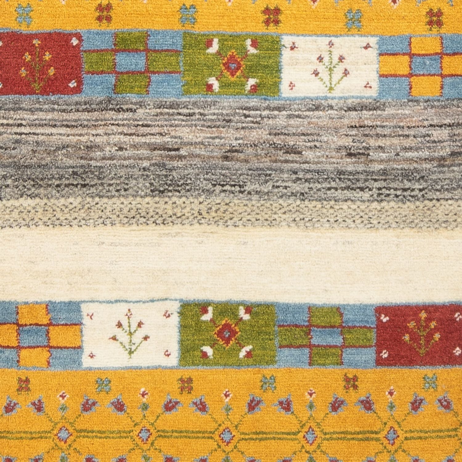 Läufer Gabbeh - Perser - 200 x 82 cm - mehrfarbig
