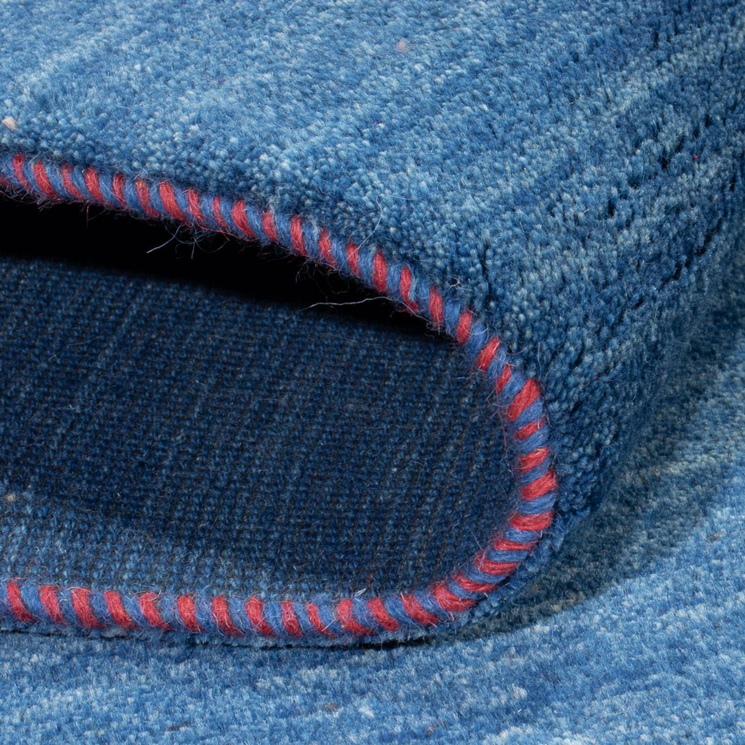 Gabbeh Teppich - Perser - 252 x 170 cm - seeblau