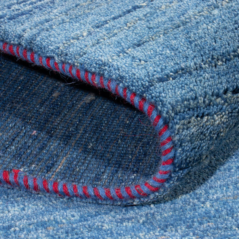 Gabbeh Teppich - Perser - 242 x 175 cm - seeblau