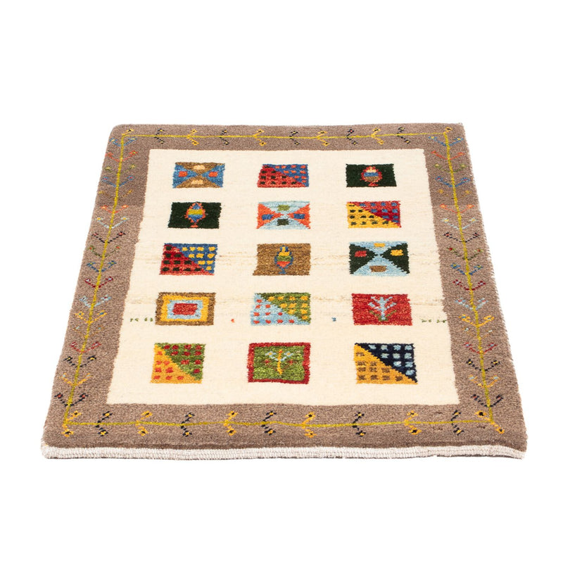 Gabbeh Teppich - Perser - 87 x 60 cm - mehrfarbig