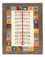 Gabbeh Teppich - Perser - 90 x 63 cm - mehrfarbig