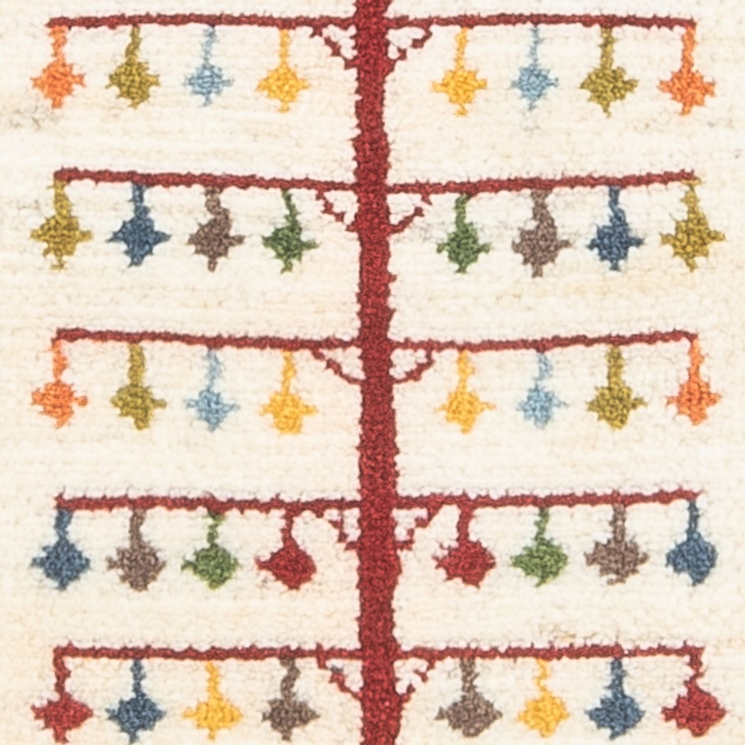 Gabbeh Teppich - Perser - 90 x 63 cm - mehrfarbig
