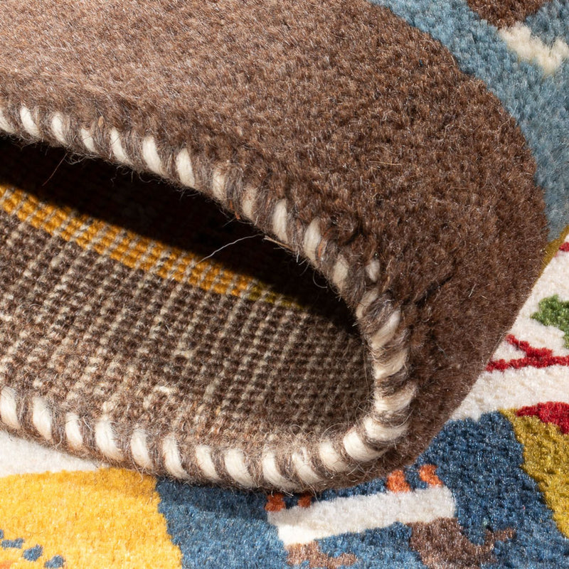 Gabbeh Teppich - Perser - 90 x 63 cm - mehrfarbig