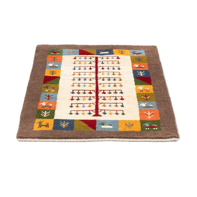 Gabbeh Teppich - Perser - 90 x 63 cm - mehrfarbig