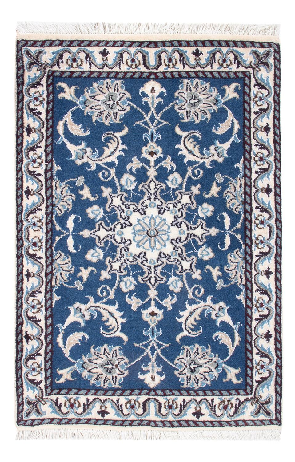 Perserteppich - Nain - 85 x 58 cm - blau