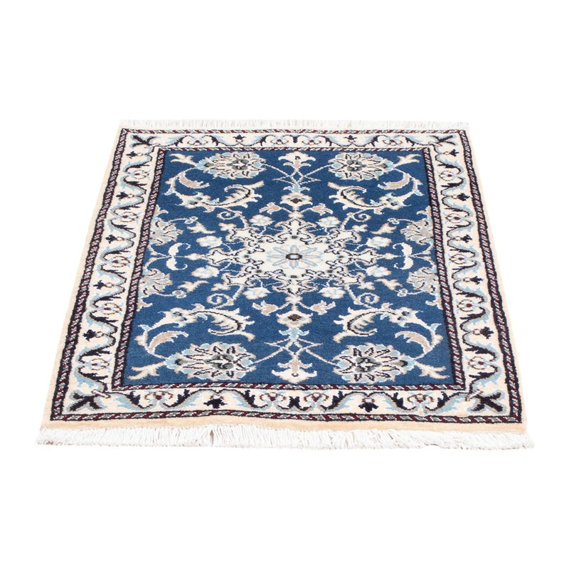 Perserteppich - Nain - 88 x 59 cm - blau