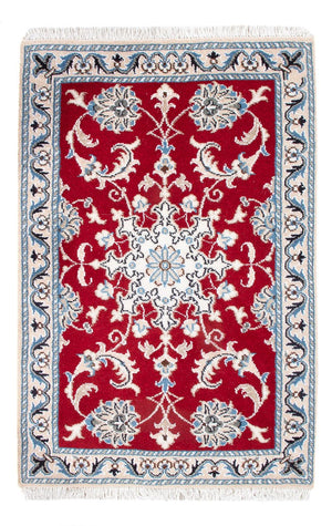 Perserteppich - Nain - 94 x 60 cm - rot