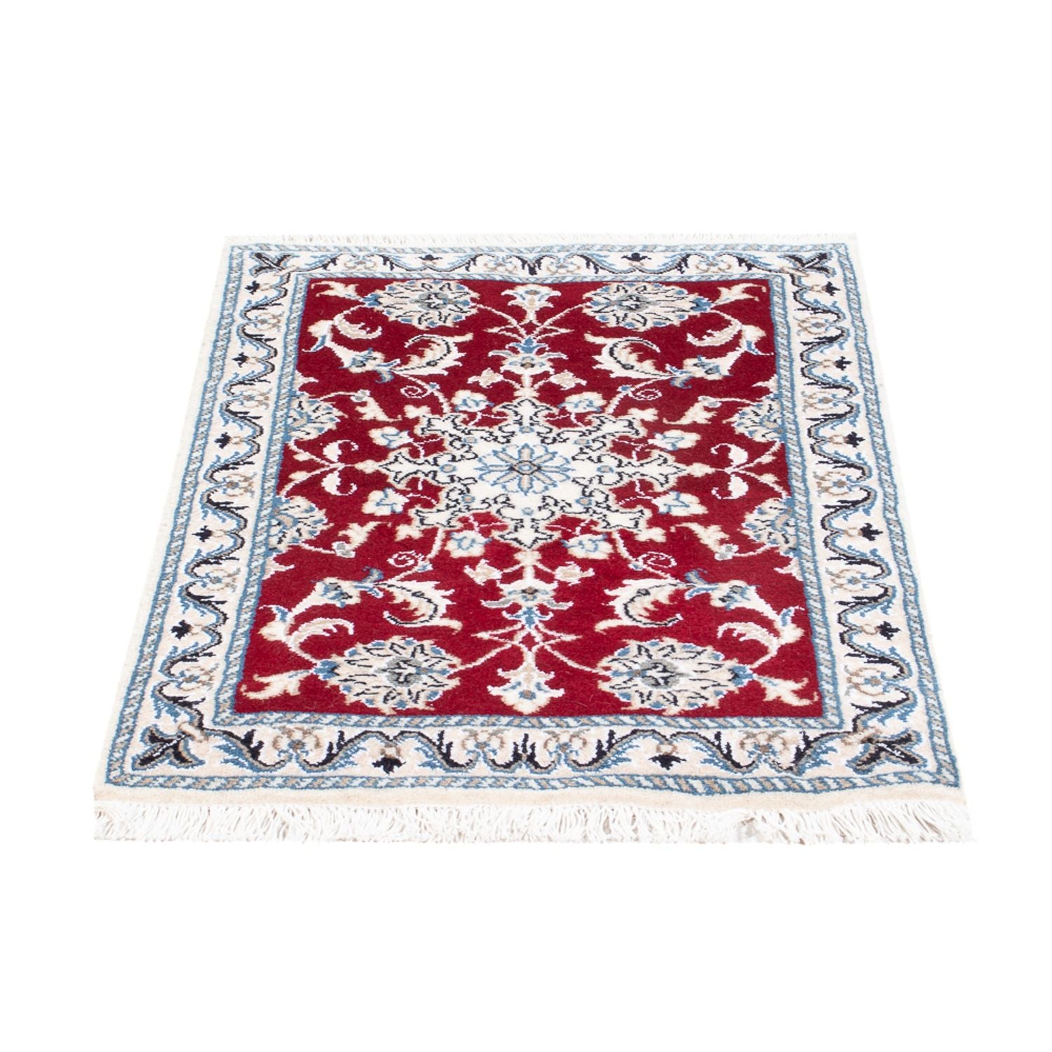 Perserteppich - Nain - 90 x 60 cm - rot