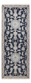 Läufer Perser - Nain - 210 x 79 cm - dunkelblau